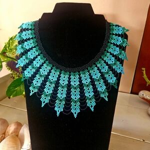 Handmade beaded necklace 💕